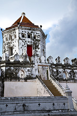 Image showing  thailand asia   in  bangkok sunny  temple abstract cross colors