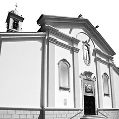 Image showing old architecture in italy europe milan religion and sunlight