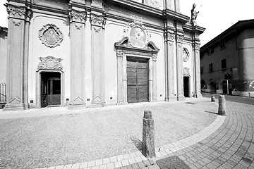 Image showing abstract old column in the  country  of europe italy and marble 