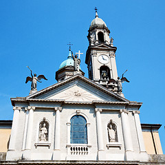 Image showing heritage  old architecture in italy europe milan religion       