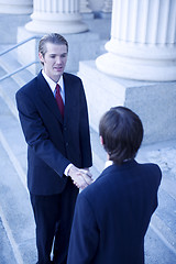 Image showing business handshake