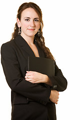 Image showing Young business woman