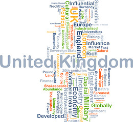 Image showing United Kingdom UK background concept