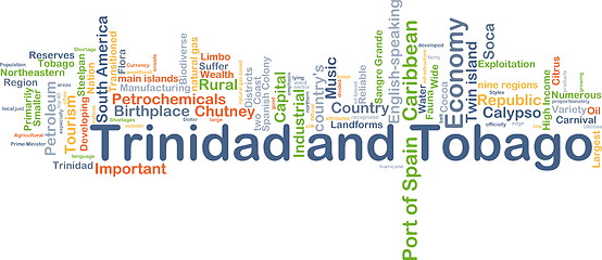 Image showing Trinidad and Tobago background concept