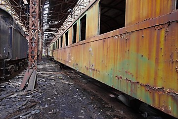 Image showing Abandoned Carriage