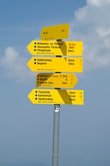 Image showing Direction signs