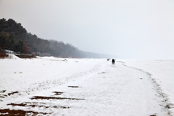 Image showing Frozen sea