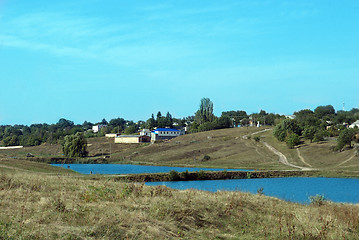 Image showing lake house