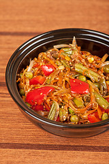 Image showing warm vegetable salad