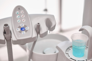 Image showing Closeup of a modern dentist tools