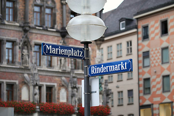 Image showing Marienplatz in Munich, German