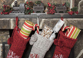 Image showing Christmas stockings