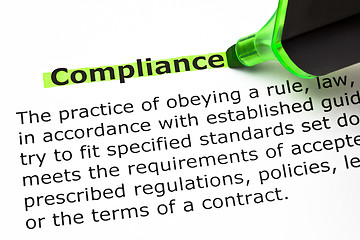 Image showing Compliance Definition