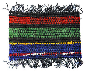 Image showing Woven wool rug