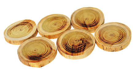 Image showing Wood slices