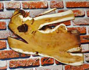 Image showing Wood fish