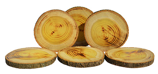 Image showing Wood slices