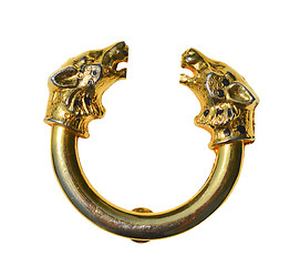 Image showing Gold buckle