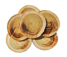 Image showing Wood slices