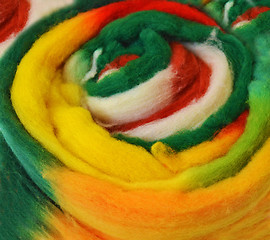 Image showing Wool for wet felting