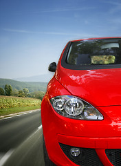 Image showing Red car