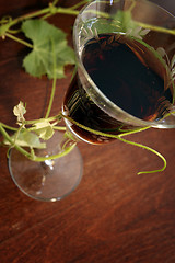 Image showing Red wine