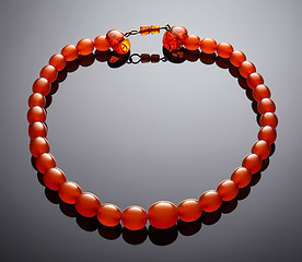 Image showing amber necklace