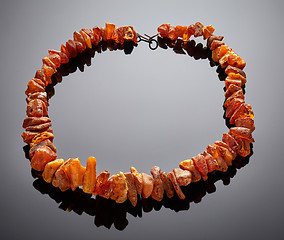 Image showing amber necklace