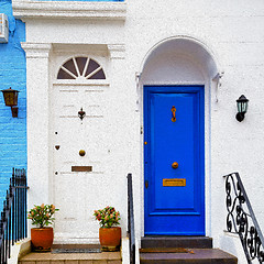 Image showing notting hill in london england old suburban and antique     wall