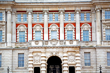 Image showing old construction in england   london wall  