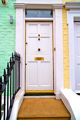 Image showing    in london england old suburban   wall  