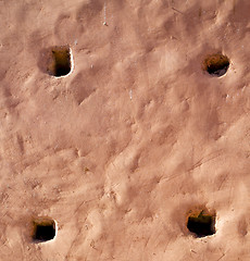 Image showing yellow  in texture wall and  morocco africa abstract