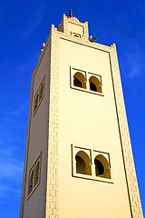 Image showing  the history  symbol  in morocco  africa  minaret  