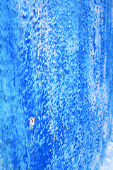 Image showing blue  in  wall and  morocco africa abstract