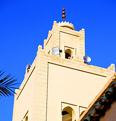 Image showing  the history  symbol  in morocco  africa  minaret religion and  