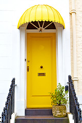 Image showing  area  in  england  antique yellow  wall  