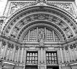 Image showing old construction in london englan europe brick  wall and window 