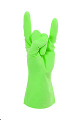 Image showing Cleaning glove rocking