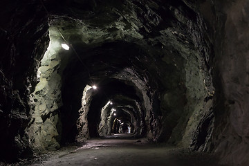 Image showing Small dark tunnel