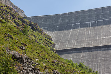 Image showing Dam Grande Dixence - Worlds highest gravity dam