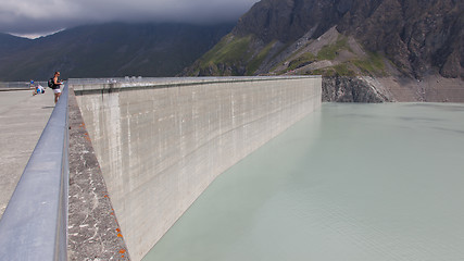 Image showing GRANDE DIXENCE, SWITSERLAND - July 20, 2015. The Grande Dixence 