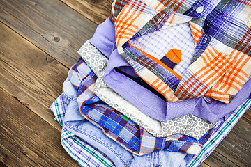 Image showing colorful shirts