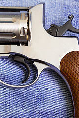 Image showing vintage Nagan revolver