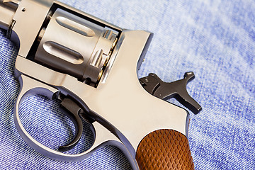 Image showing part of an old nagan revolver