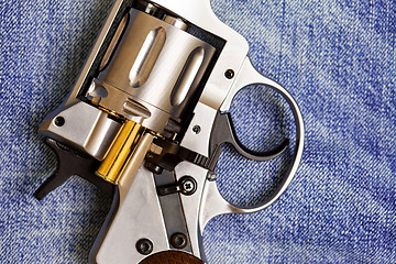 Image showing Nagan revolver with collet