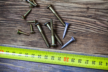 Image showing several different screws