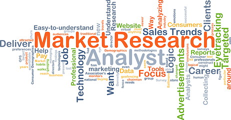 Image showing Market research analyst background concept