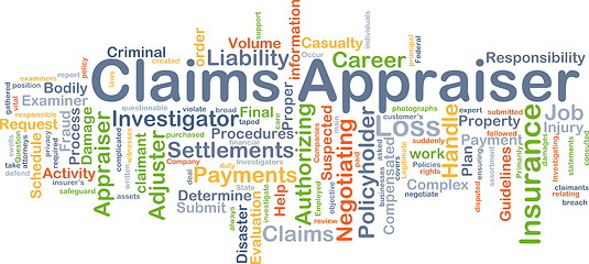 Image showing Claim appraiser background concept