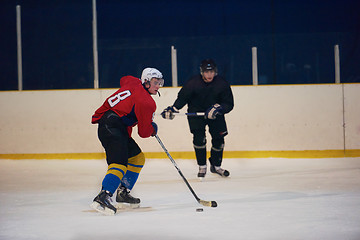 Image showing ice hockey sport players