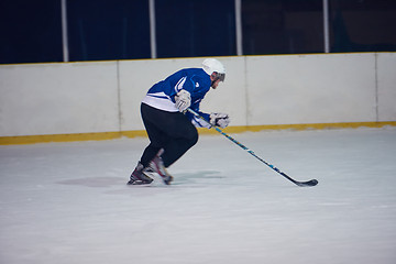 Image showing ice hockey player in action